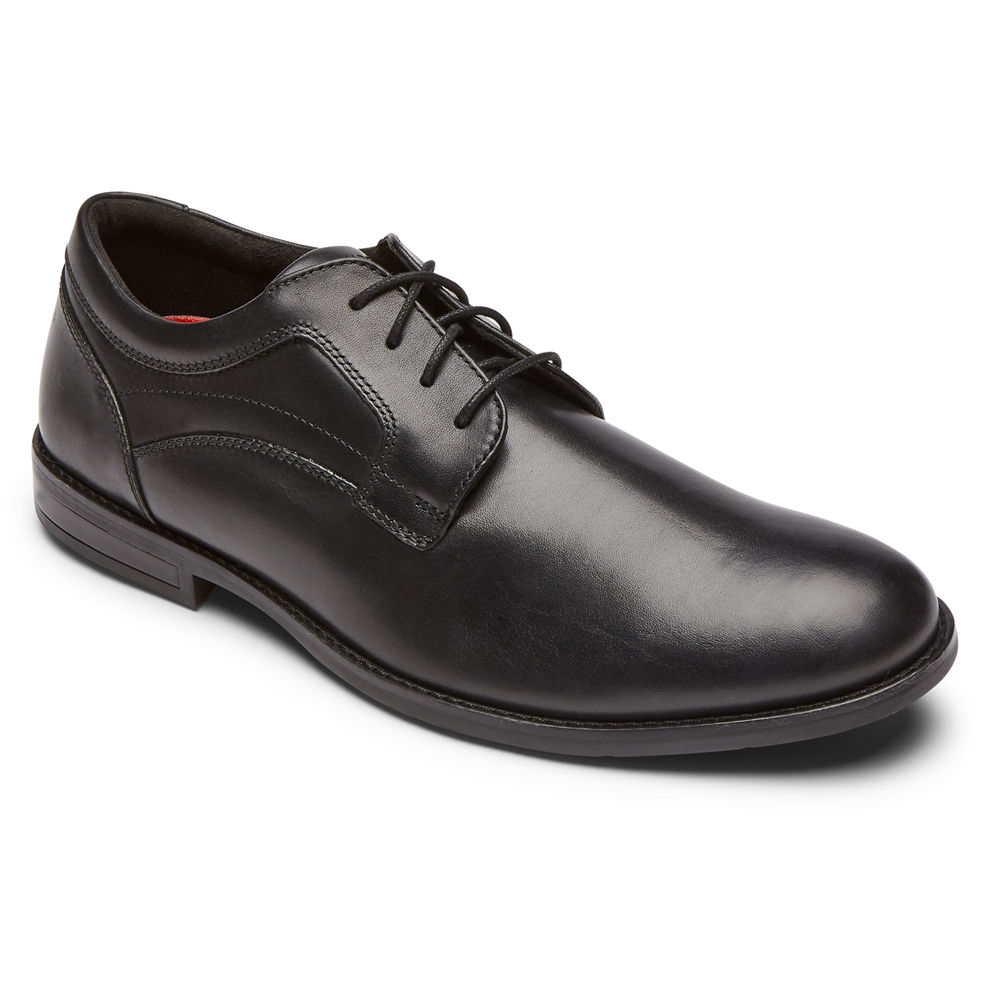 Oxfords Rockport Hombre Mexico - Mykel Plain Toe Negros - VGCOP4028